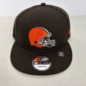 Cleveland Browns New Era 9Fifty Snapback Hat Cap Brown NEW
